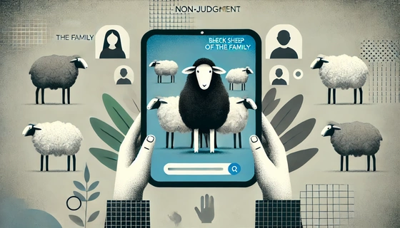 Explore and express feelings of being the "black sheep" in your family on IIWIARS, an anonymous platform for sharing and connecting.