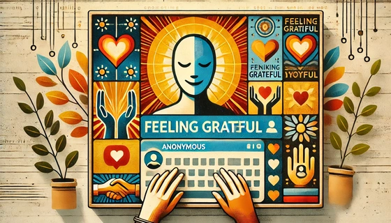 Express feelings of gratitude on IIWIARS, an anonymous platform to share what you're grateful for.