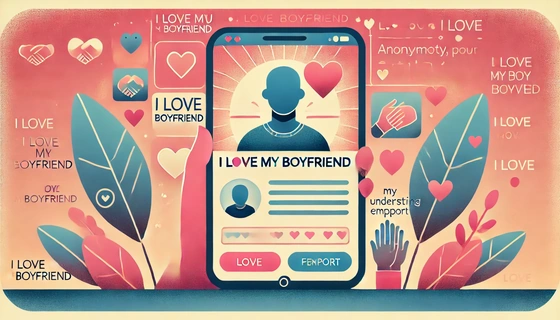 Express feelings of love on IIWIARS, an anonymous platform to share your story about your boyfriend.