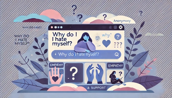 Explore feelings of self-doubt or self-hate on IIWIARS, an anonymous platform for sharing and finding support.